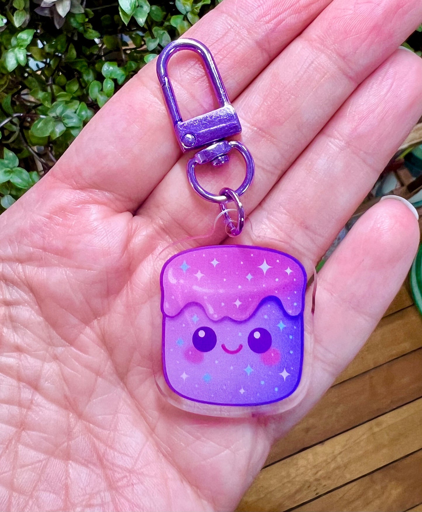 Magical Marshmallow Acrylic Keychain