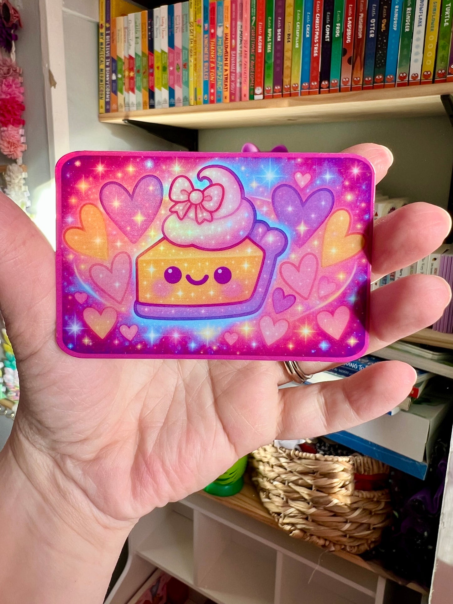 Magical Pumpkin Pie Holographic Vinyl Sticker