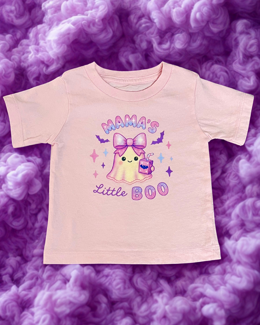 "Mama's Little Boo" Baby/Toddler Ghost Halloween T-Shirt