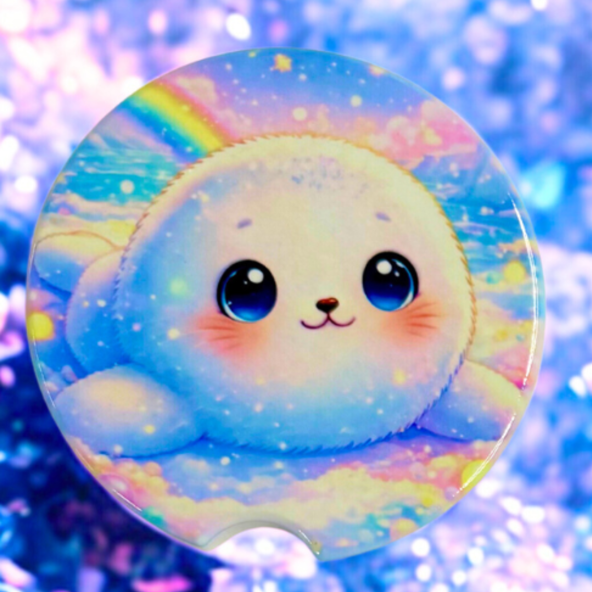 Baby Seal Ceramic Car Coaster