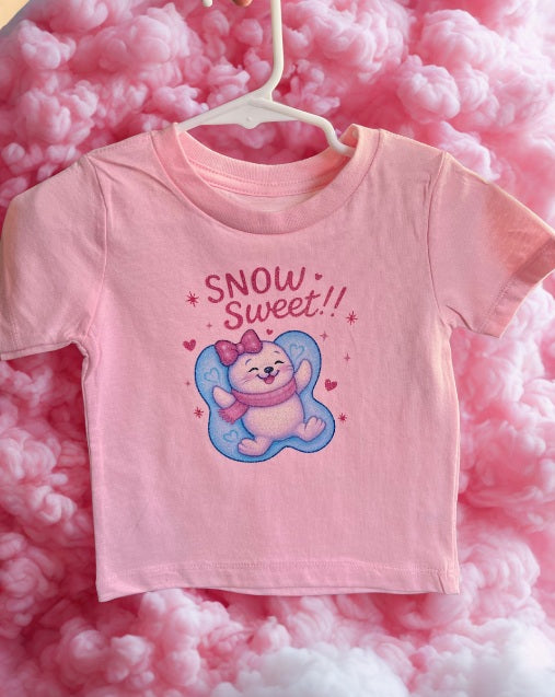 "Snow Sweet" Seal Baby/Toddler T-Shirt